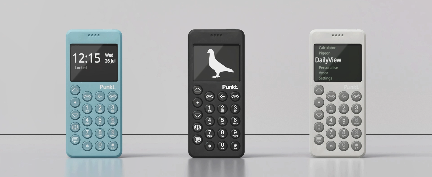Amazon.com: Punkt. MP02 4G Dumb Phone - Unlocked Minimalist Mobile
