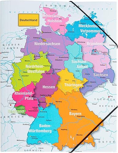 Pagna - Carpeta elástica (A4, cartón alemán)