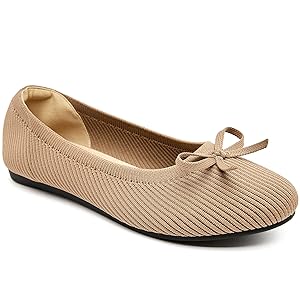 Amazon.com: ZVQQVZ Women's Flats Shoes Knit Mesh Ballet