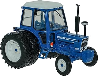 Britains Ford 7600 Tractor with Double Wheels - Die-Cast Toy Tractor Farm Toy in 1:32 Scale - Collectable Model Tractors for Children Aged 3+