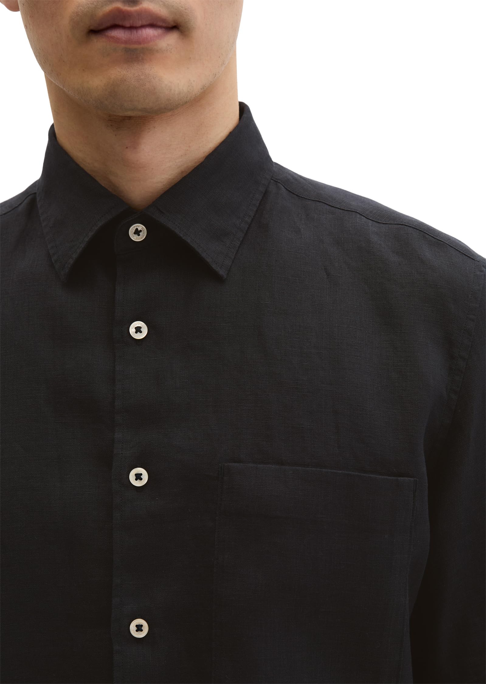 Marc OߴPolo Uomo Camicia in lino a maniche lunghe regular fit