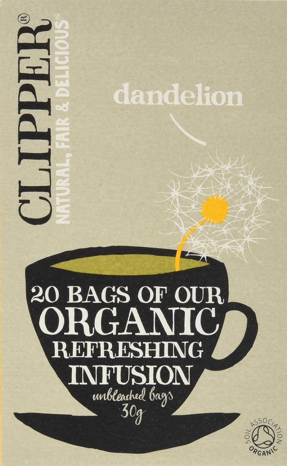 Clipper Organic Dandelion Tea Bags 120 Dandelion Leaf Infusion