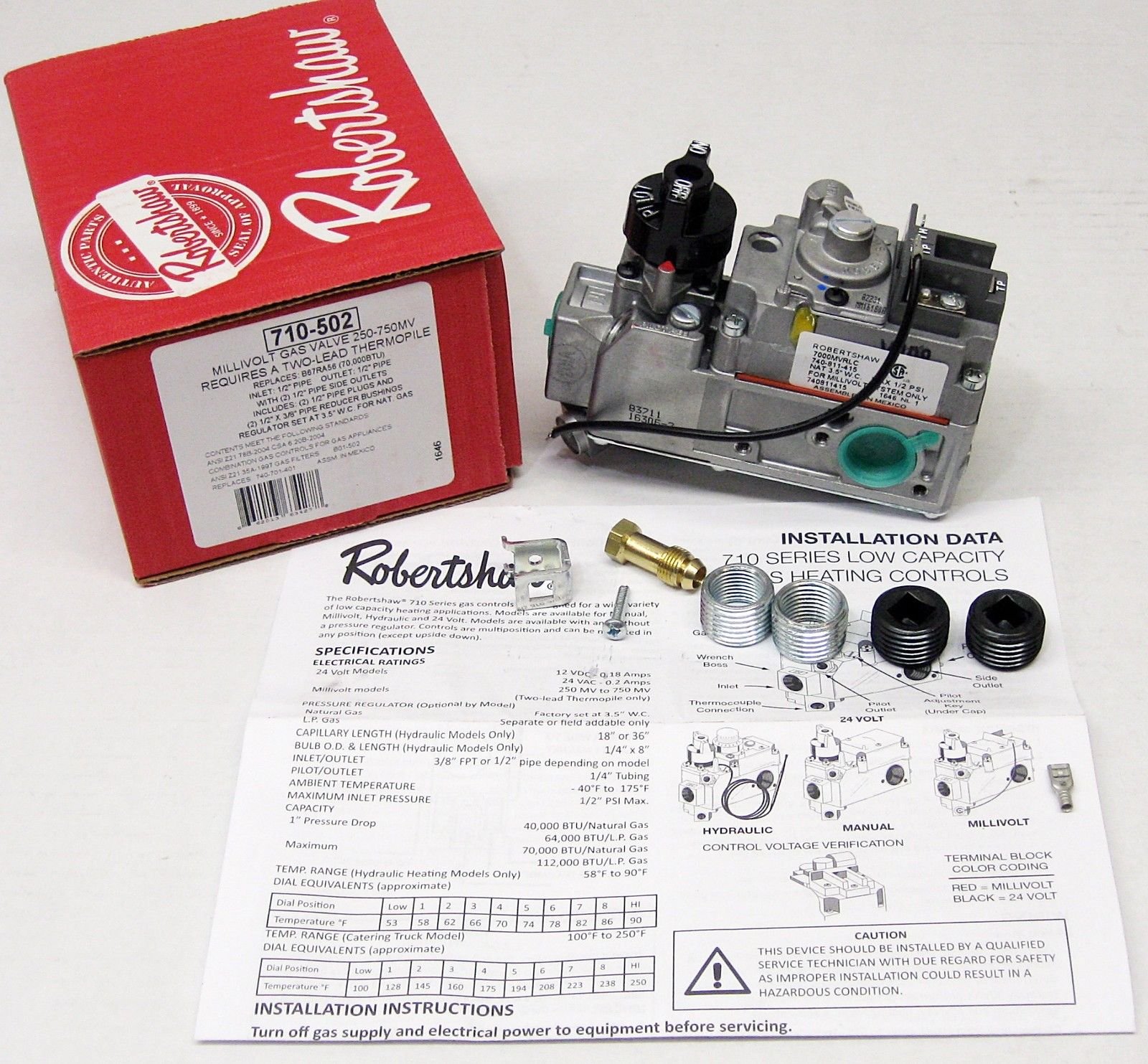 Sherwood CGA320 CO2 Gas Cylinder Valve - 1.125