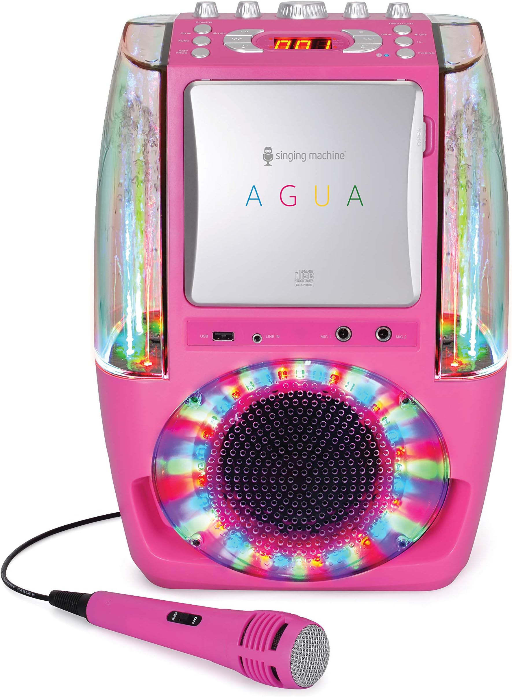 Singing Machine Karaoke System-Portable, Pink (SML605P)