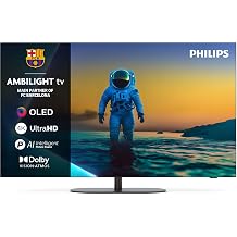 Philips Ambilight 48OLED810 4K OLED Smart TV, 48 inch Screen, with Perfect Picture Engine Ultra HD, Titan OS, Dolby Vision and Atmos Sound, Works with Alexa and Google Voice Assistant [Energy Class G]