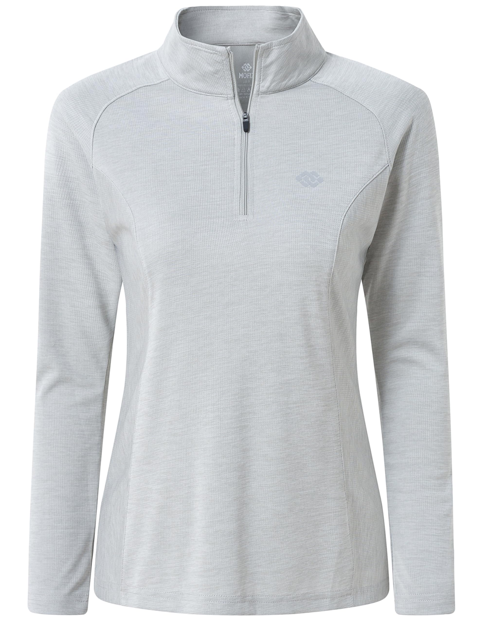 Mujer Deportiva Camiseta de Manga Larga Secado Rápido Fitness Invierno Golf Tops