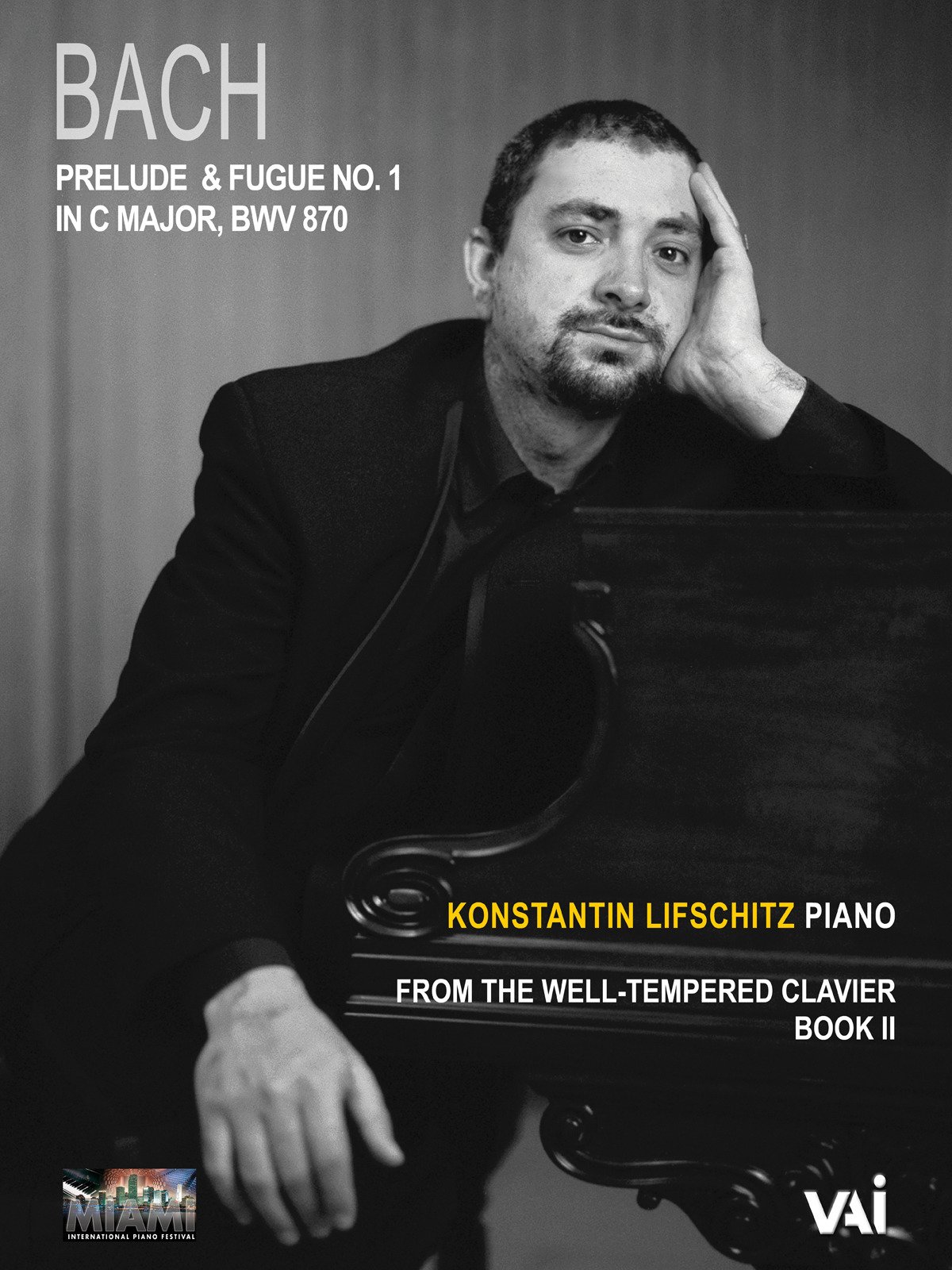 Bach, Prelude & Fugue No. 1 in C Major, BWV 870, Konstantin Lifschitz, piano, from The Well-Tempered Clavier, Book II