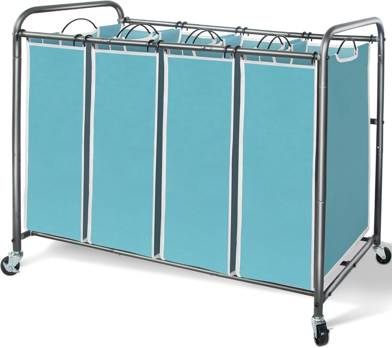 STORAGE MANIAC Laundry Sorter 4 Section, Laundry Hamper