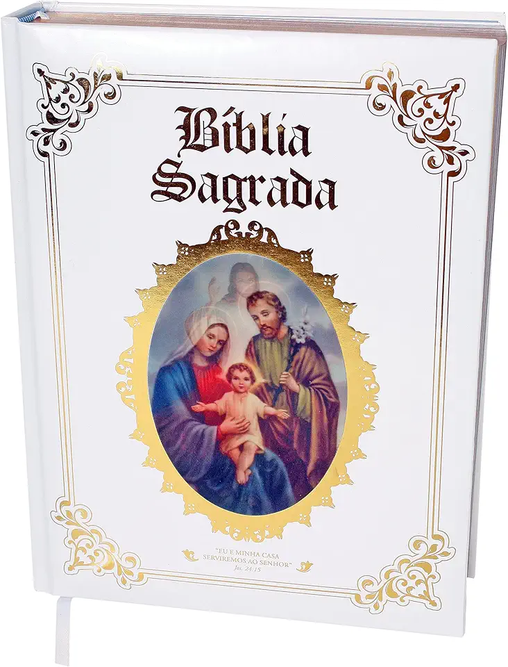 Bíblia Católica Sagrada Família - Capa branca