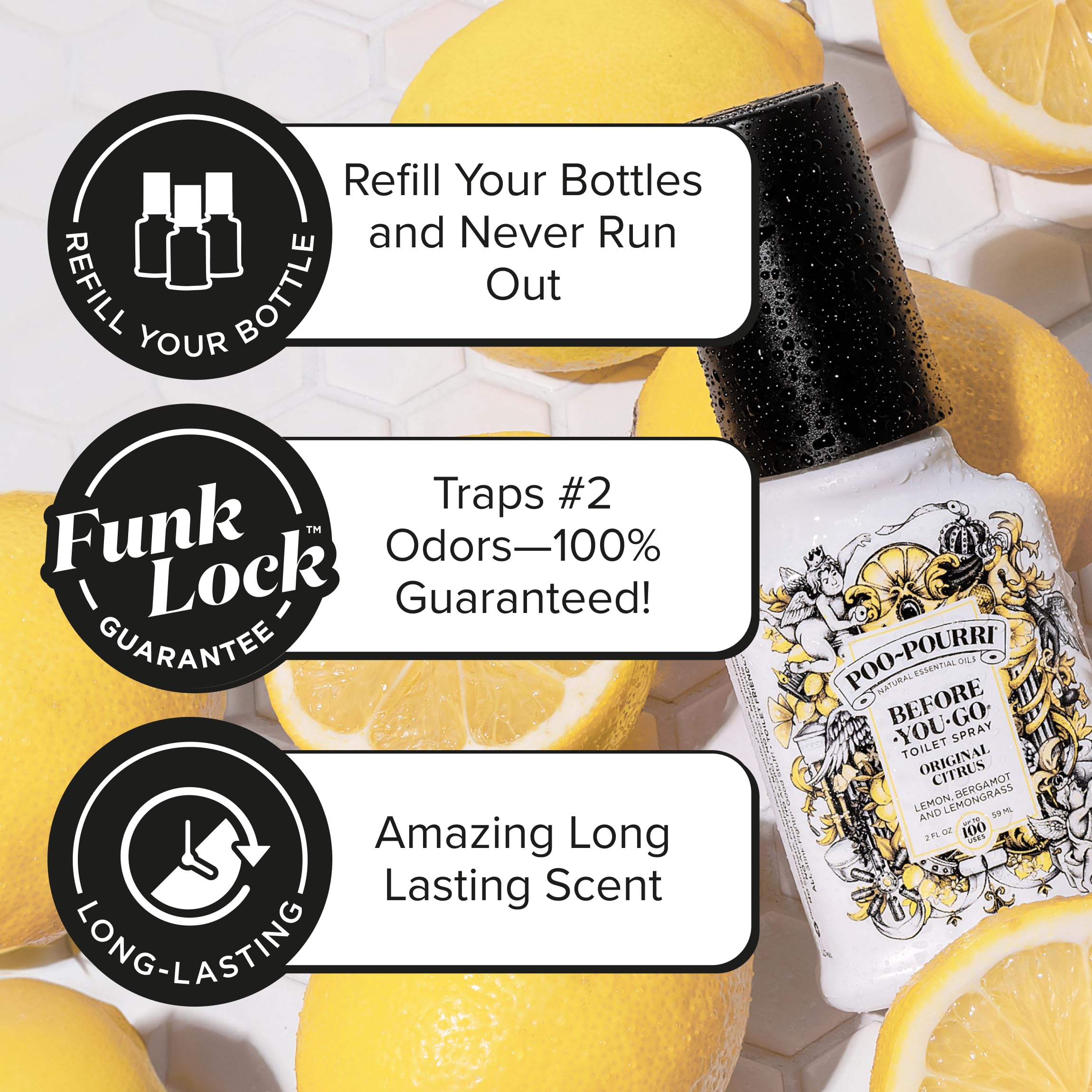 Poo-Pourri Royal Flush Toiletten-Spray, in Sprühflasche