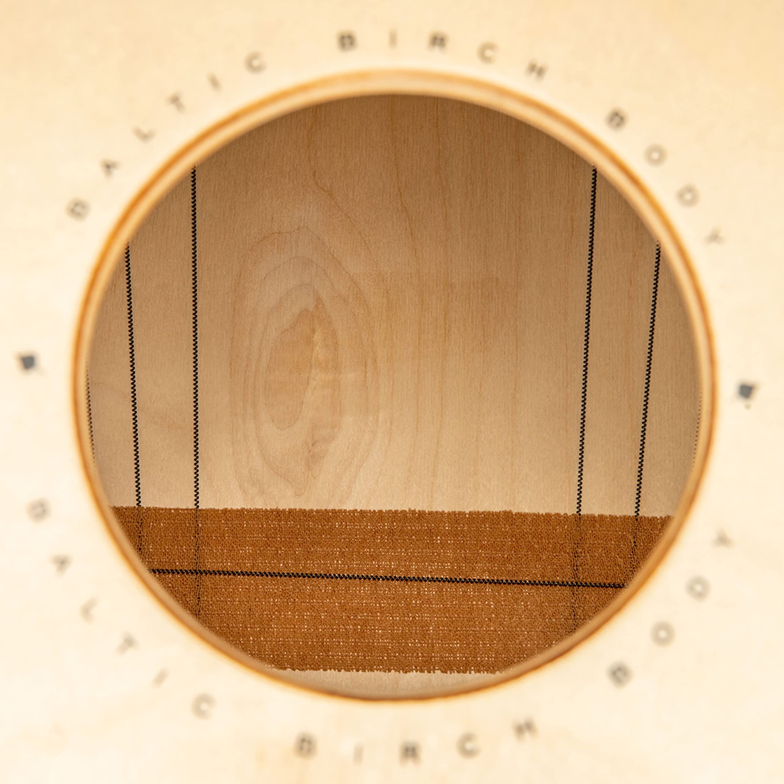 Meinl Percussion Woodcraft Cajon Instrument - Grande Drum Box con Suono Snare e Suono Basso Profondo - Superficie di Suono Espresso Burst (WC100EB)
