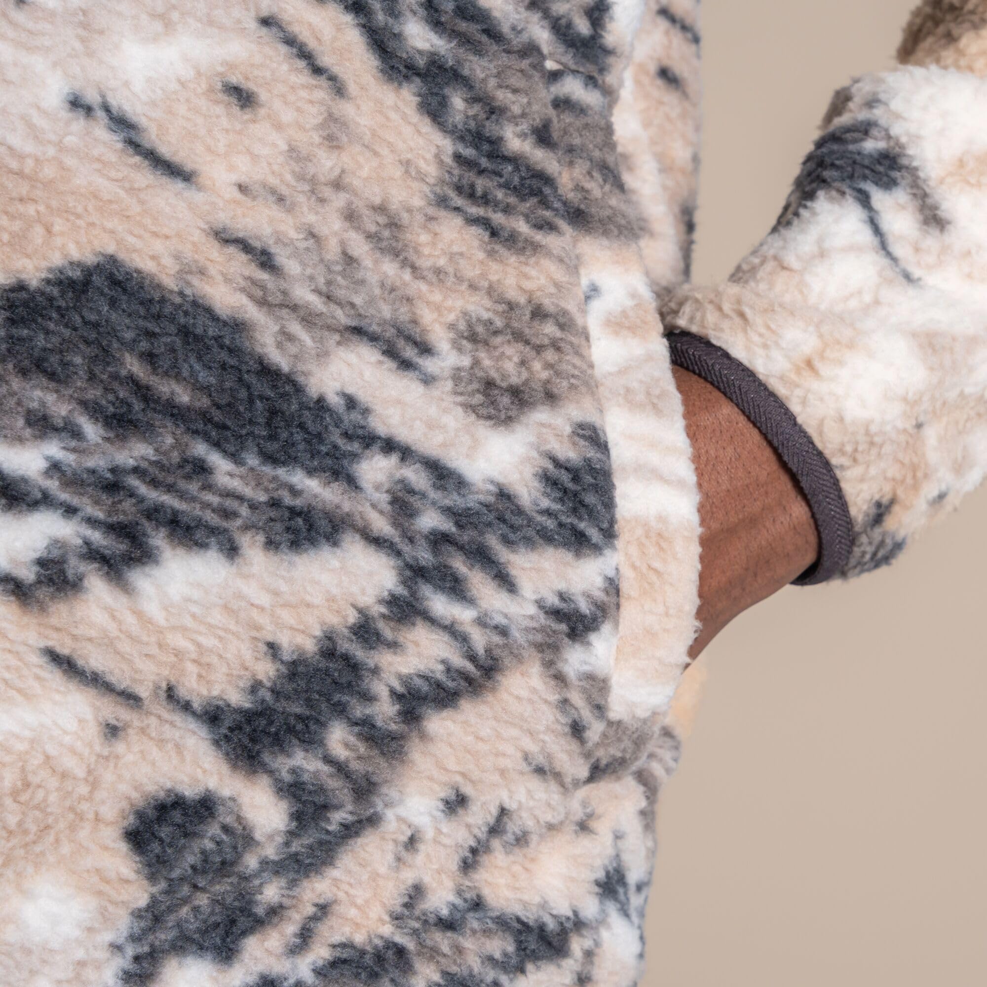 Craghoppers Tatton II - Maglia termica da uomo in pile Borg con mezza zip