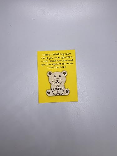 Miniatura 2 de Pocket Hugs, Mama Bear, Mama Bear Gift, Missing You Gift, Back To School Gift, Easter Basket Stuffer, Mother's Day Gift (Bear Pocket Hug)