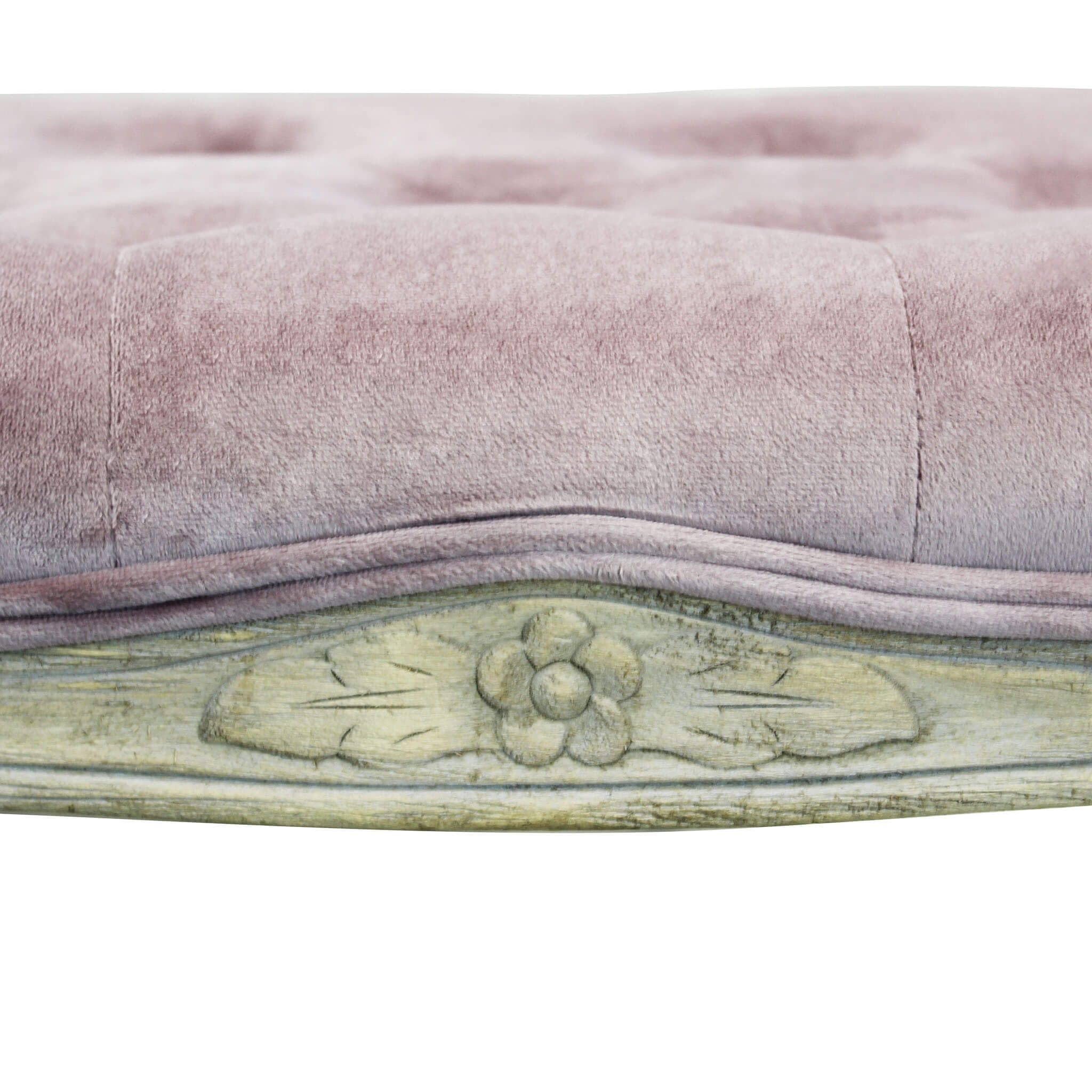 milani home BROCK - panca vintage in velluto