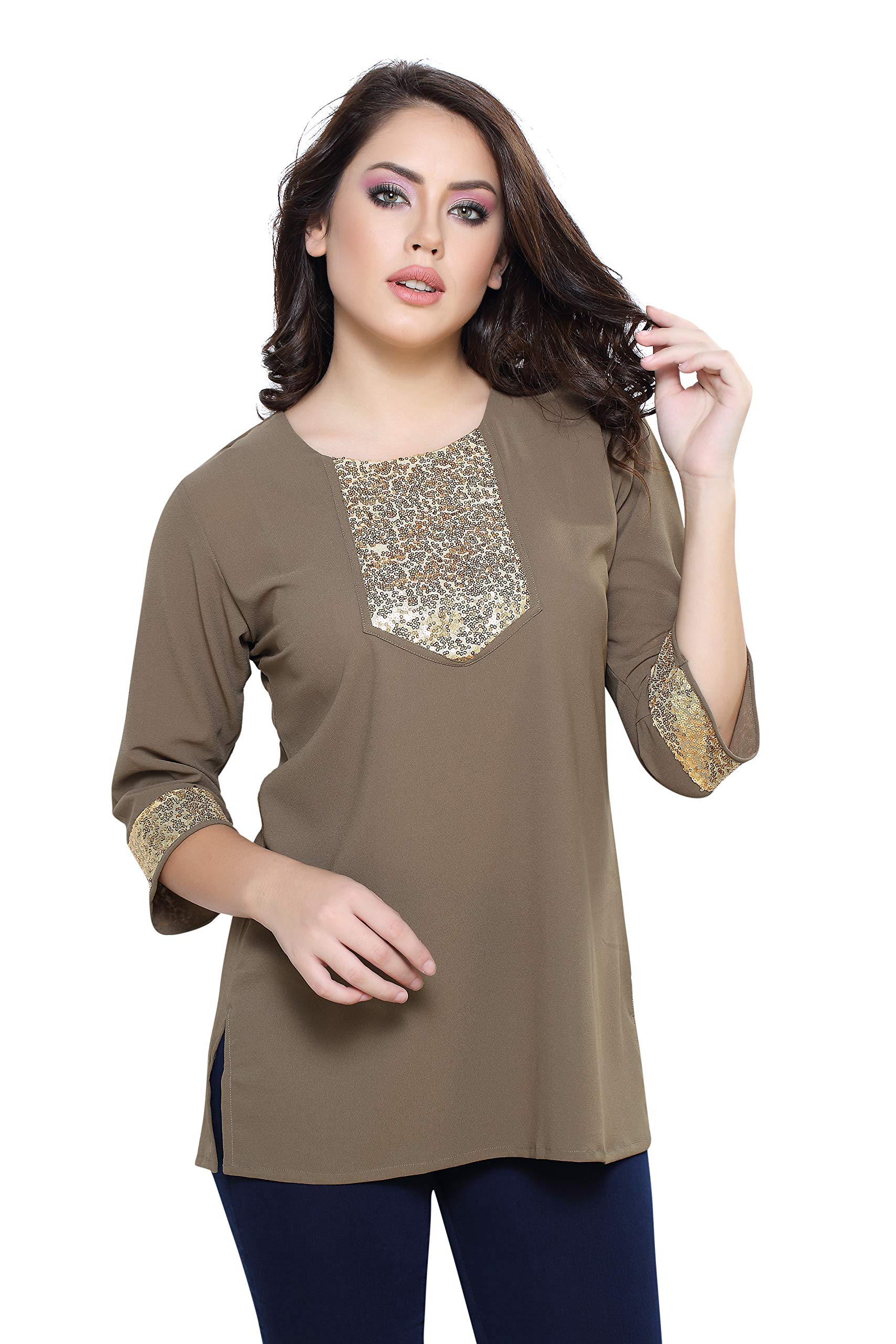 B GorgeousGreen n Gold Sequel Top