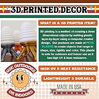 Vista 2 de Space Age Sci-Fi Midcentury Modern Hive Lamp Light LED Spaceship Inspired MCM Midmod 60s Office Desk Home Décor Lighting Dimmer Made In USA (Pink)