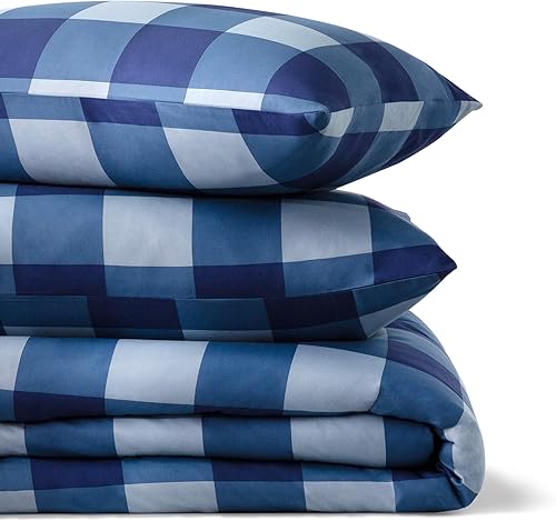 Miniatura 4 de LINENSPA - Edredón de microfibra hipoalergénico, con relleno sintético, para usar todo el año, tamaño individual XL, blancogris