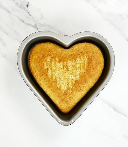 Vista 7 de USA Pan Global Bakeware Fancy Heart Cake Pan