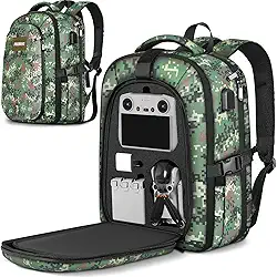 Capa DJI Mini 3, Mini 4 Pro, mochila de drone de grande capacidade para controle DJI RC/2/N3/N2/N1, à prova d'água, bolsa de viagem RC 2, serve para laptop de 15,6 polegadas e mais acessórios