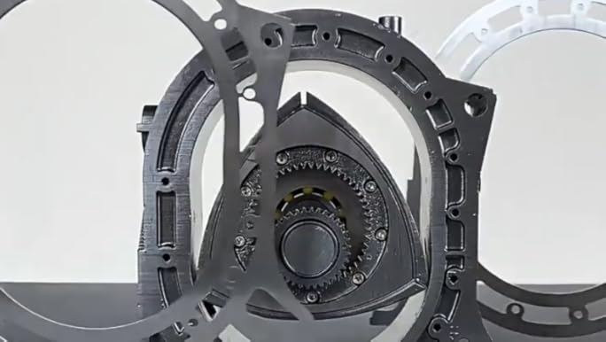 WANKEL ROTARY ENGINE SKELETON MODEL　小川精機 WANKEL ROTARY ENGINE SKELETON MODEL 小川精機