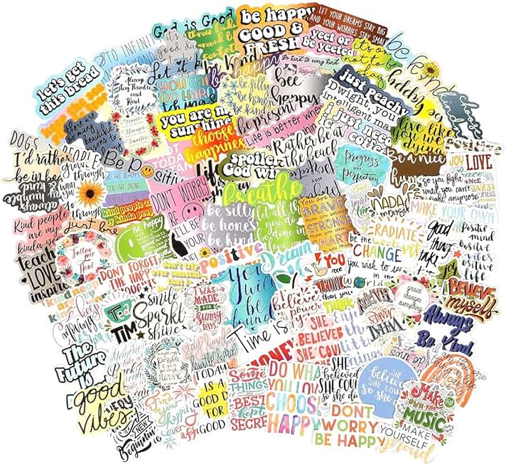 amazoncom quote stickers