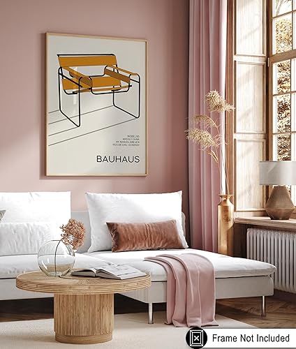 Miniatura 6 de Poster Master Póster Bauhaus  Impresión de silla Wassily  Arte de exposición  Arte minimalista  Arte moderno  Regalo para hombres y mujeres