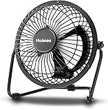 HOLMES 4" Mini High-Velocity Personal Desk Fan, 4 Blades, Adjustable 360° Head Tilt, Durable Metal Construction, Single Speed, Ideal for Home, Dorm Rooms, Bedrooms, or Offices, Black Desk 4 Inch Black - commissions earned