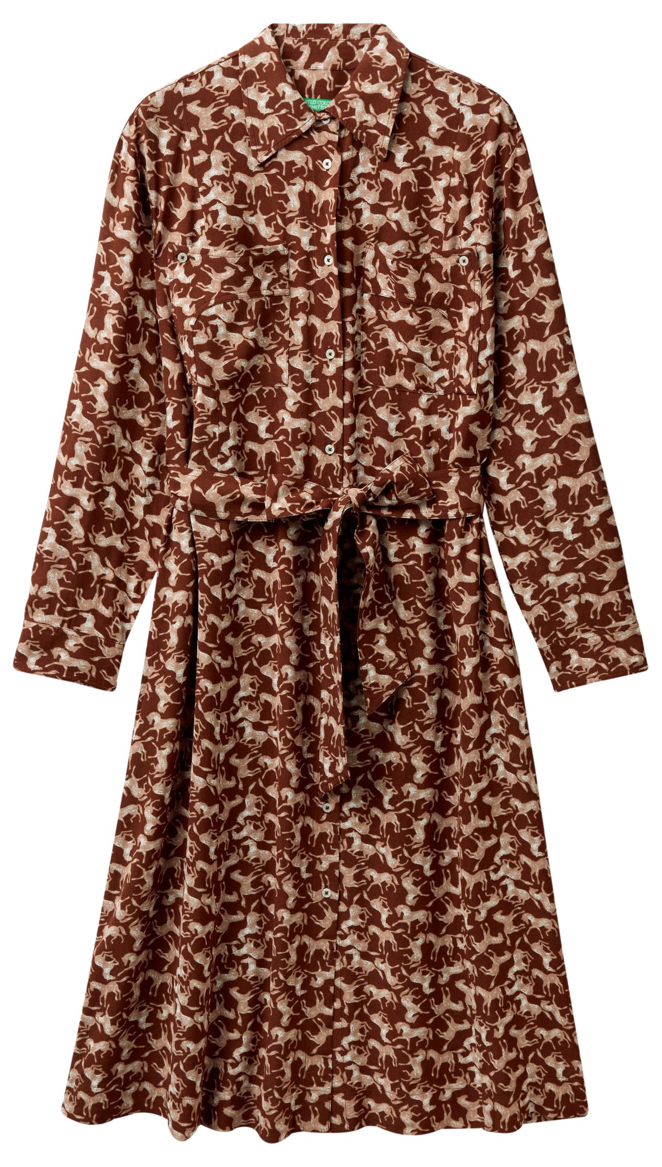 United Colors of Benetton Dress, Multicolour 61e, XXS