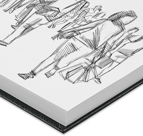 Miniatura 6 de artPOP! Cuadernos de bocetos de tapa dura, paquete de 2, 8.5 x 11 pulgadas, 108 hojas de dibujo, papel de 65 lb/100 GSM, suministros de arte para