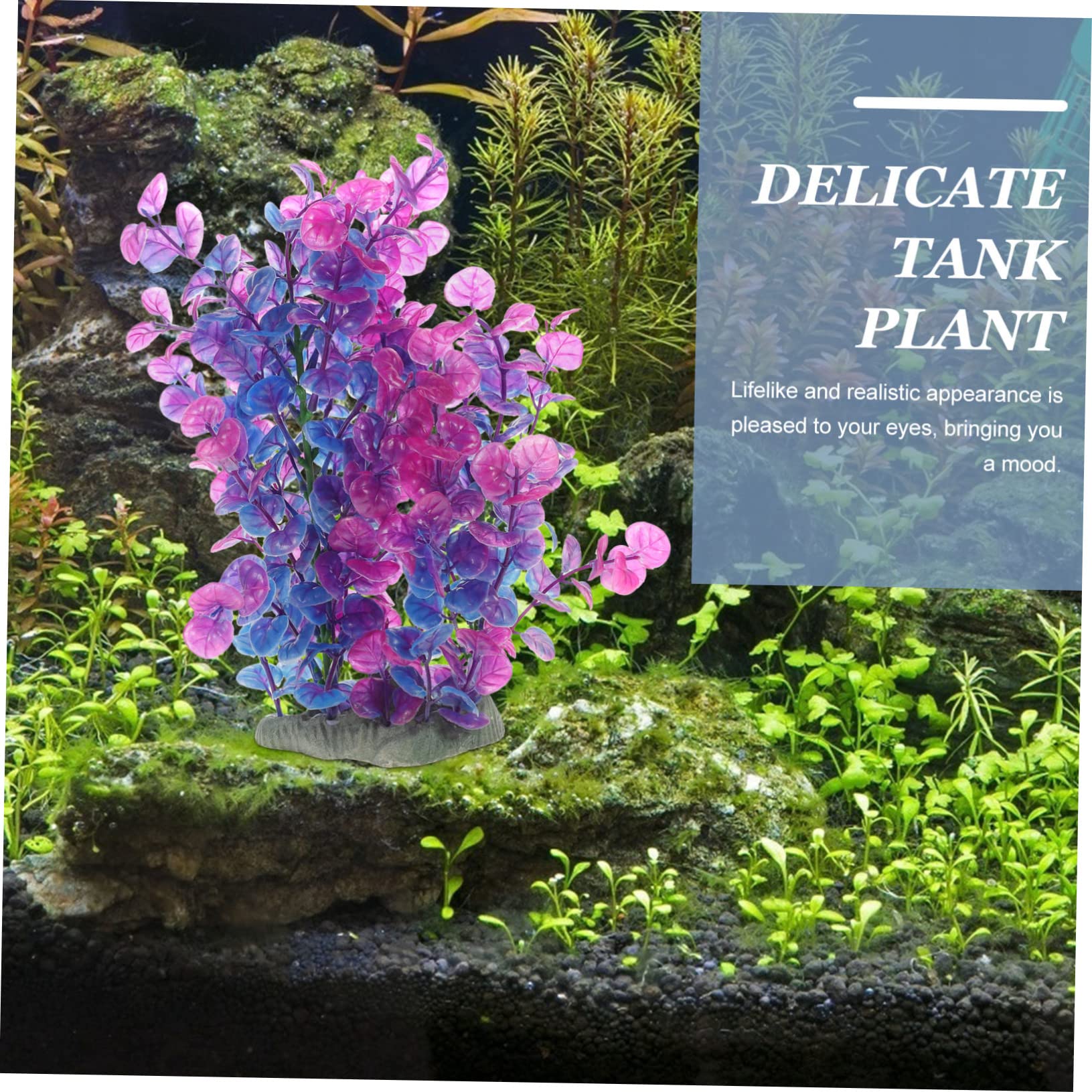 BESPORTBLE 5St Aquarienlandschaft kunstpflanze kunstplflanze waterplants wasserpflanze Aquarium Gras Dekoration Landschaftsgras Wasser- Zuhause künstliche Pflanze kreative Tankanlage Plastik