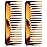 Patelai Wide Tooth Comb Large Hair Detangling Comb for Curly, Wet Dry Hair, No Handle Detangler Accessories(Brown)
