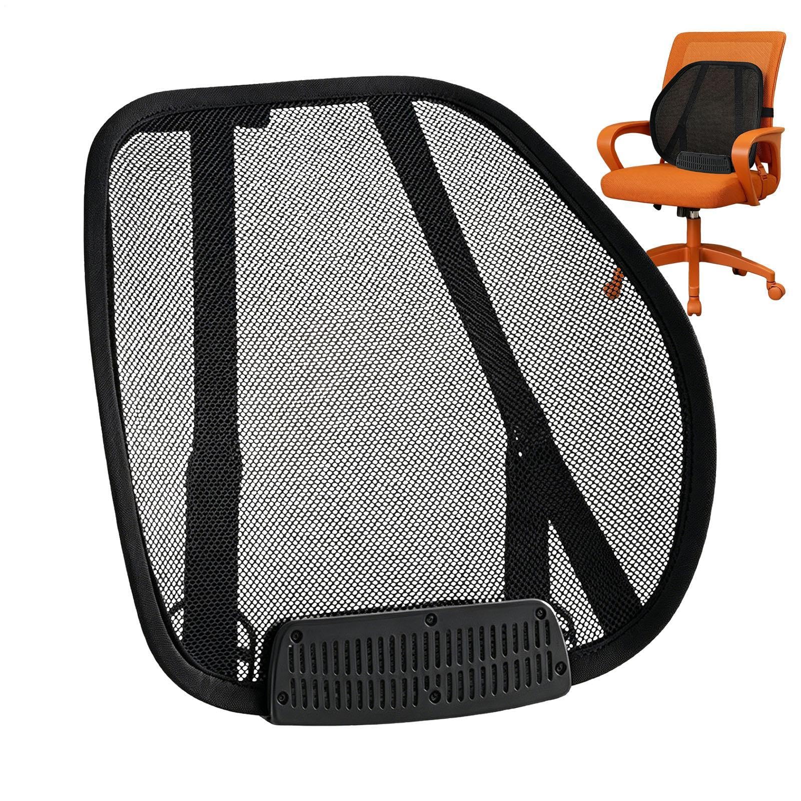 Soporte de espalda para conducir, transpirable, alimentado por USB