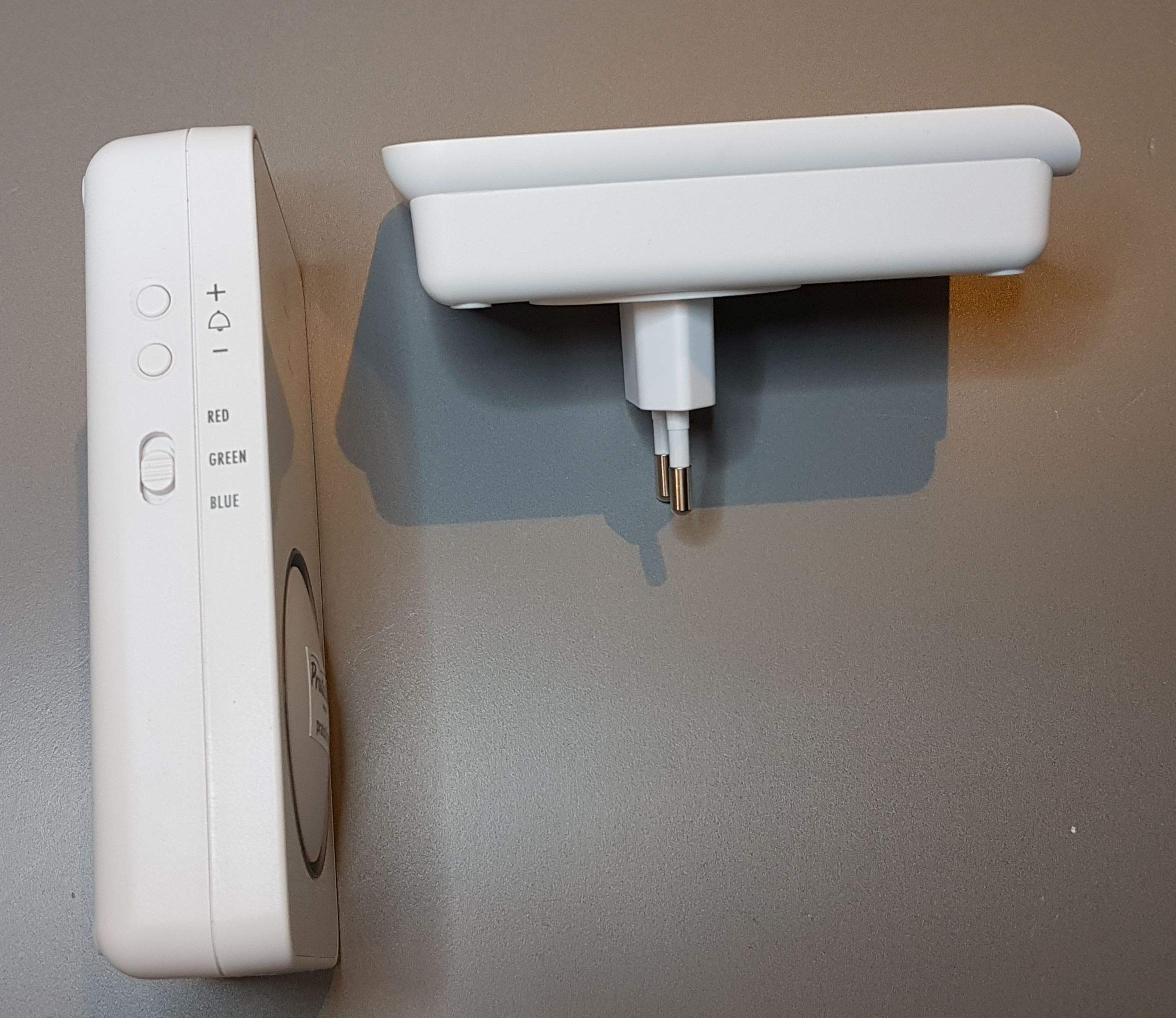Funk-Alarmtrittmatte - mit Akku Funkempfänger Netz und Mobil - 70cm x 40cm - Pflegehilfe - Demenz Sturzprävention