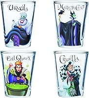 Vista 29 de Silver Buffalo Disney Una película Goofy - Juego de 4 mini vasos con personajes de Goofy, Max Goof, Roxanne y Bobby Zimuruski, 1.5 onzas