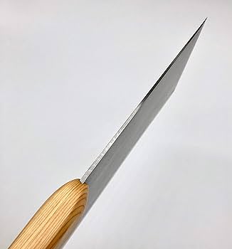 Amazon｜越前数馬作 本職用鍛造そば切 360mm 白二多層鋼 檜割柄