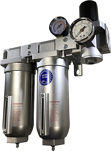 Miniatura 3 de Sistema de secado de aire de tres etapas con clasificación industrial, cuencos extragrandes, filtro de partículas de aire, filtro coalescente de