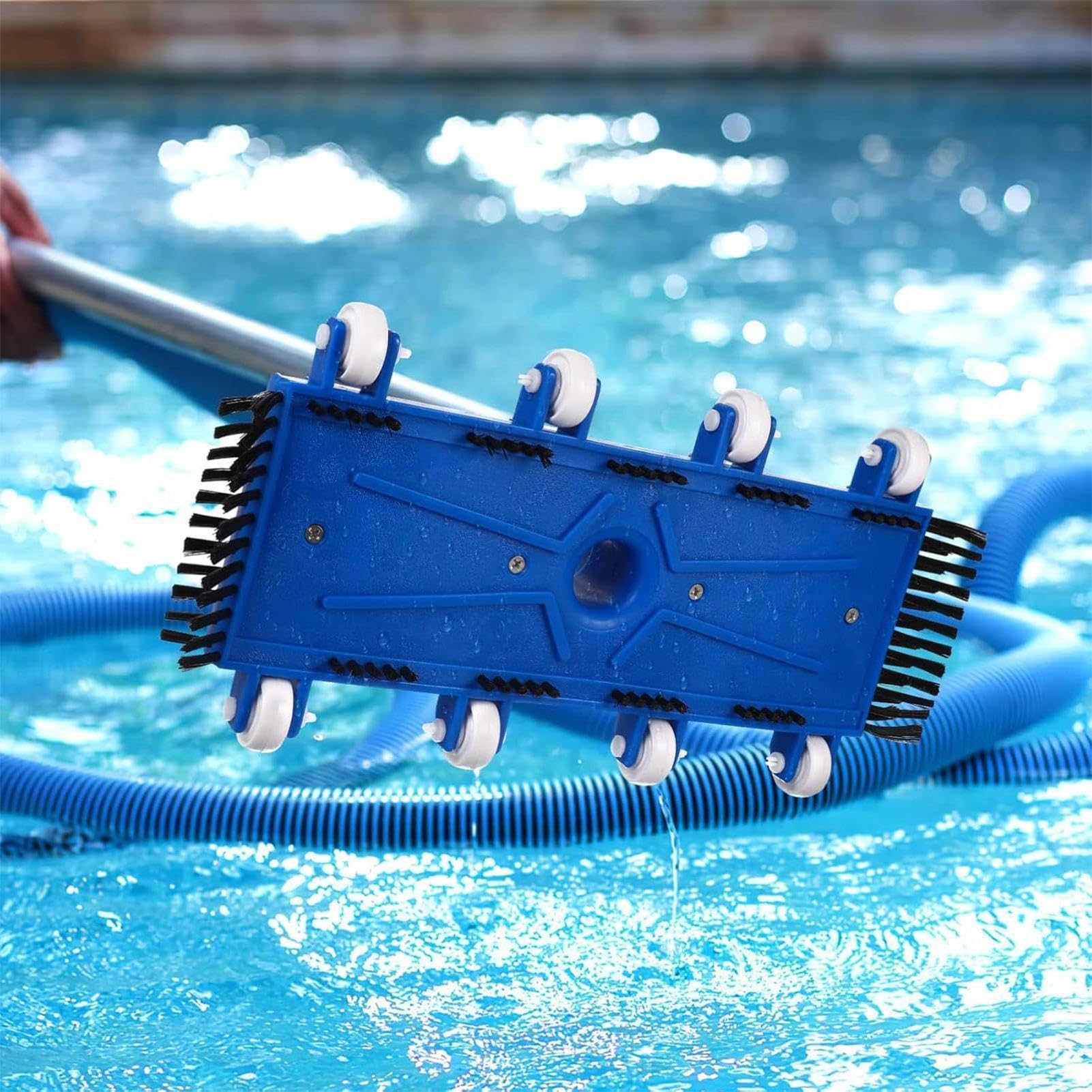 Generico Tête d'aspiration de piscine 35,6 cm - Tête de brosse pour nettoyage de piscine - Aspirateur de sol avec forte puissance d'aspiration pour algues et dépôts - Pièce de rechange pour piscine