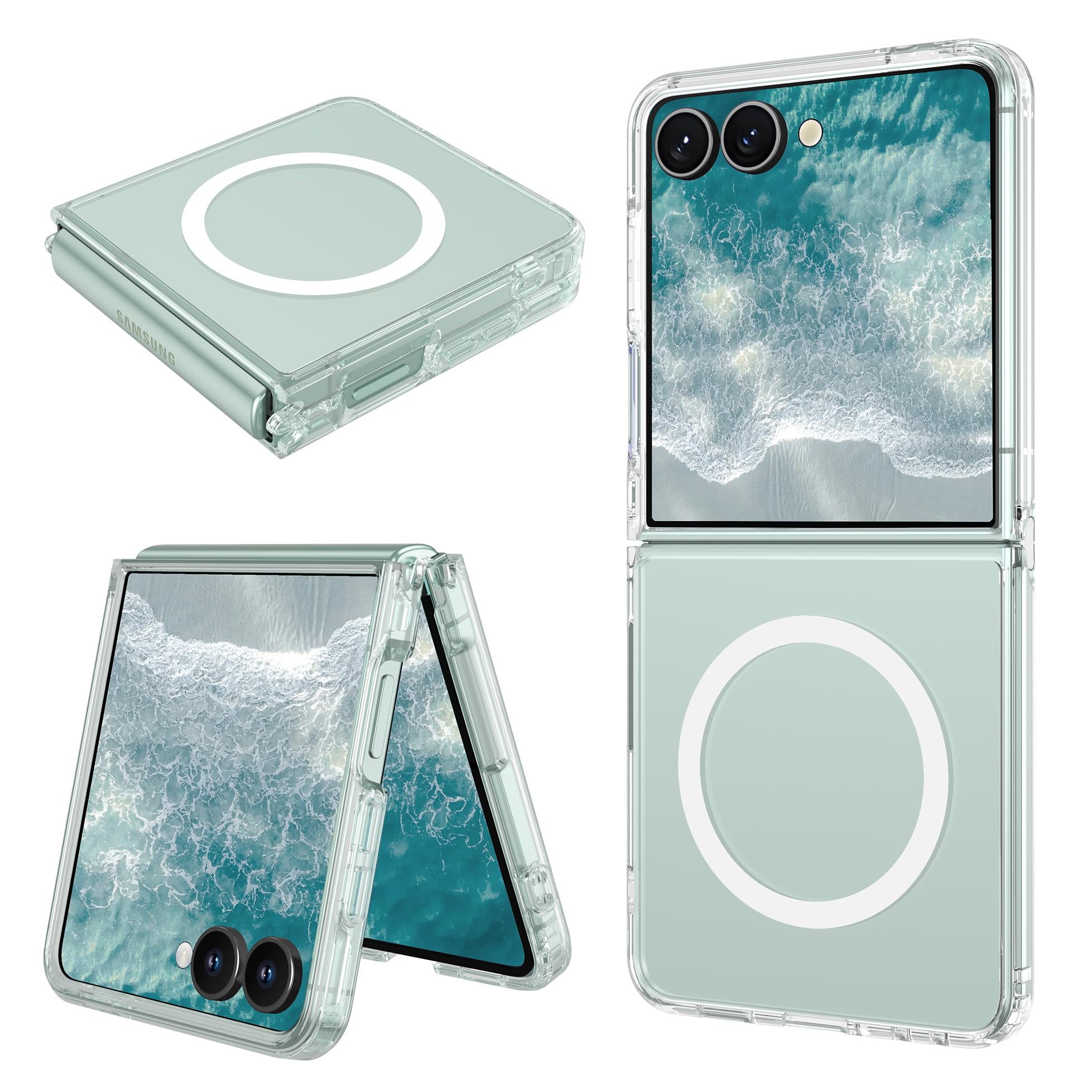 Amazon.co.jp: Telaso Galaxy Z Flip 7ケース Magsafe対応 マグネット