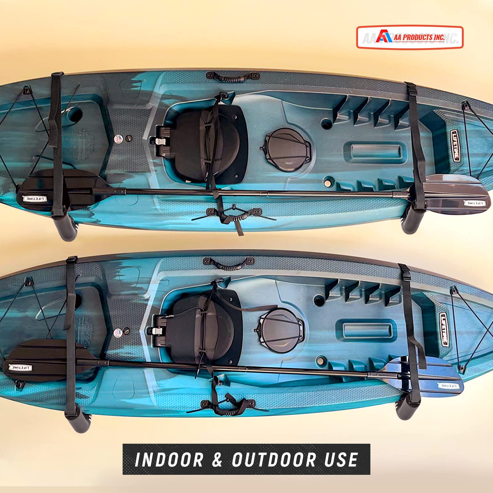 Snapklik.com : AA Products Kayak Storage Wall Mount Racks For Canoe ...