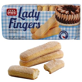 Snacktery Lady Fingers for Tiramisu - Authentic French Savoiardi - Ideal for Classic Tiramisu, Creative Desserts, or As a Light, Elegant Snack - 7 oz Ladyfingers, 1 Pack