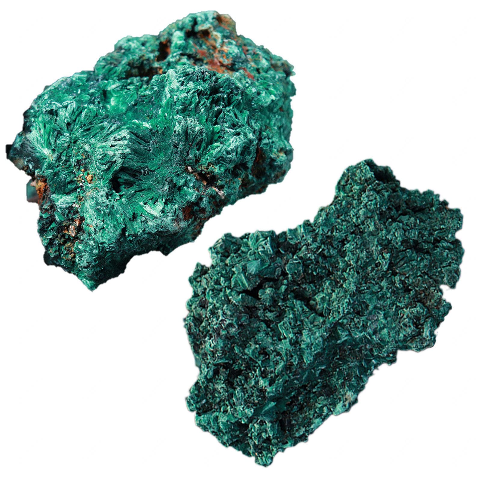 Grande Roccia Grezza Grezza Naturale Grezza Reiki Cluster di Campioni minerali di Quarzo Cristallo di Malachite Verde per Decorazioni per la casa di guarigione Magica Reiki, 1 kg