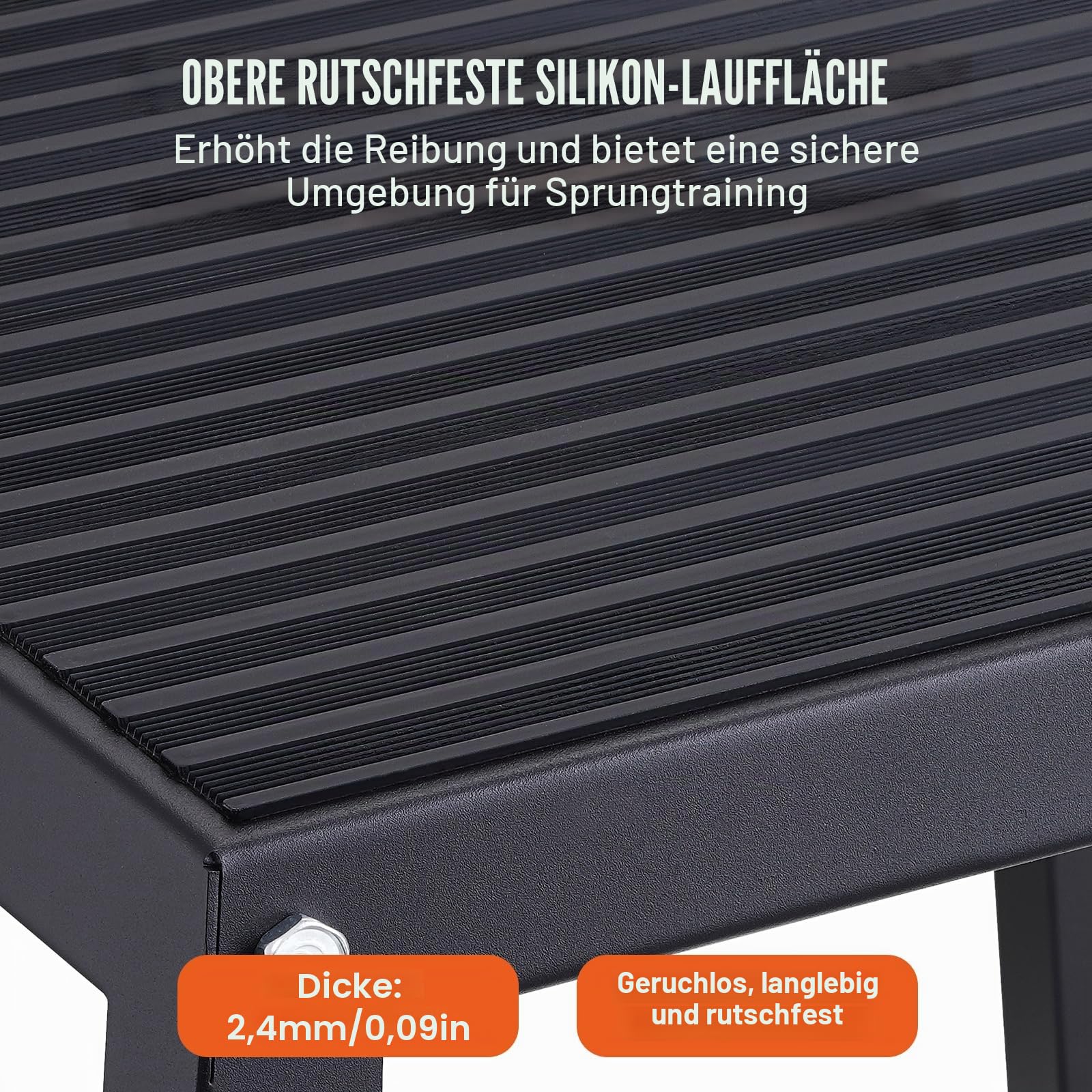VEVOR 4-teilige Plyometrische Sprungboxen, 305/458/609/762 mm Plyometric Box