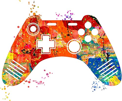 Video Controller Gaming Wall Art Set Remote Control Decor Gift for Gamers Xbox PS4 Playstation Video Game Arcade Fan Men Teens Game Room Dorm