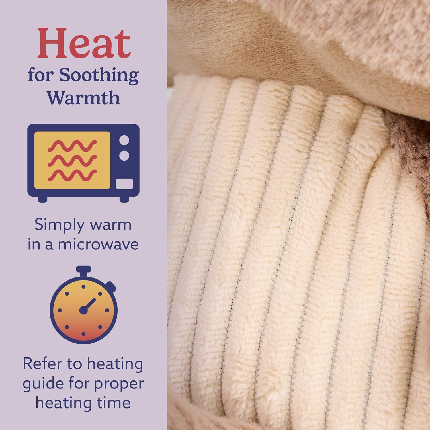 warmies Microwavable & Weighted Stuffed Animals, Brown Toadstool - Heated Stuffed Animal Plushie for Warmth & Comfort - Cute Soft Plush Toys for Adults & Children (Boys, Girls, Babies & Toddlers)