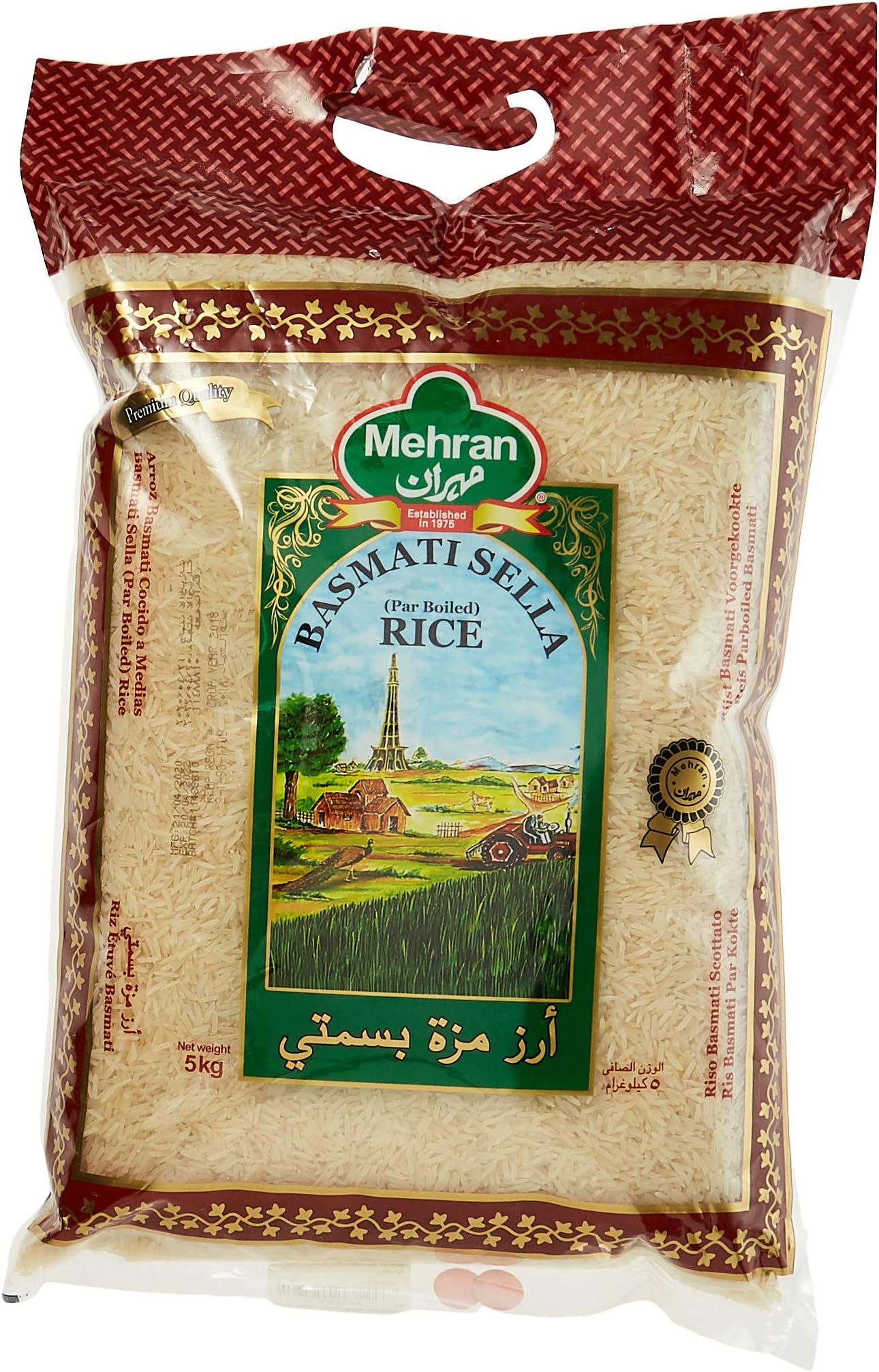 Mehran Basmati Sella Rice 5 Kg