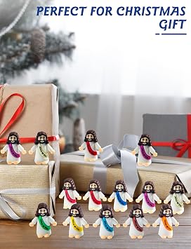 Little Jesus Figures, 100pcs Mini Jesus Figurines in Bulk