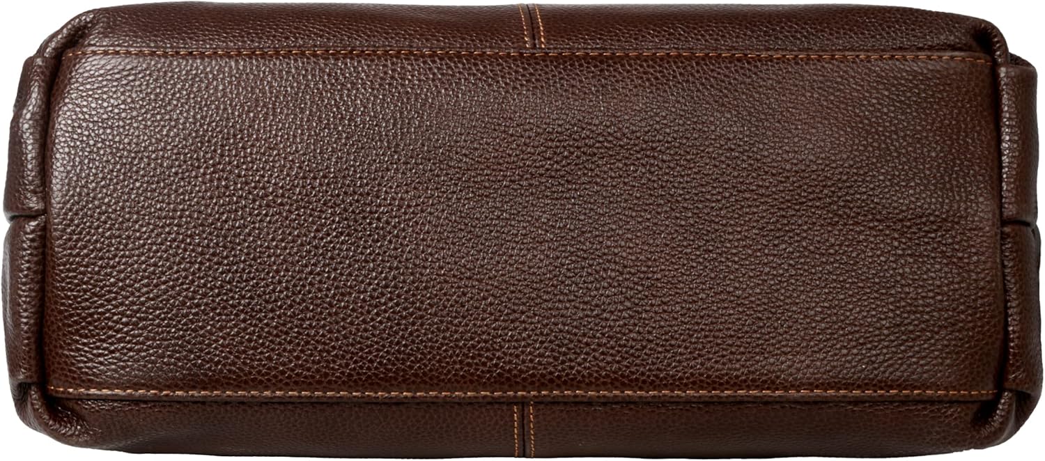 Iswee Genuine Leather Top Handle Purse Satchel Bag Designer Shoulder Bag Tote Ladies Crossbody Bag for Women - Image 5