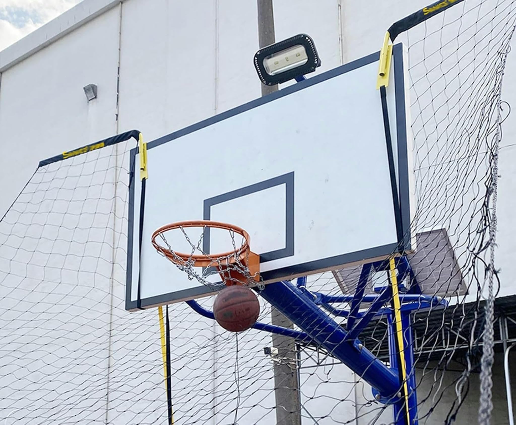 Retorno de pelota de baloncesto CNPRAZ con red para rebote automático de tiros