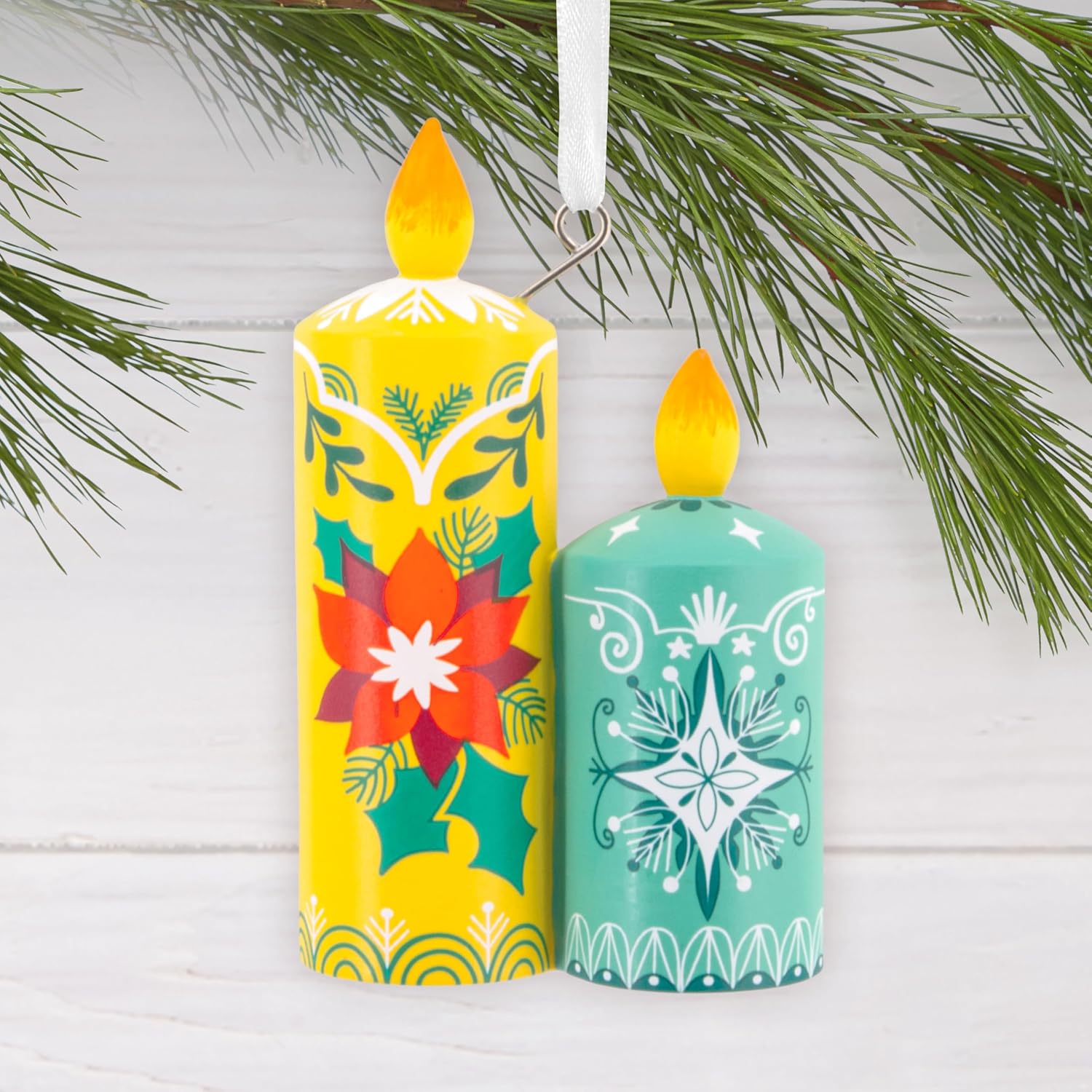 Hallmark Vida Christmas Ornament, Festive Candles Ornament, Ethnic Gifts image 3