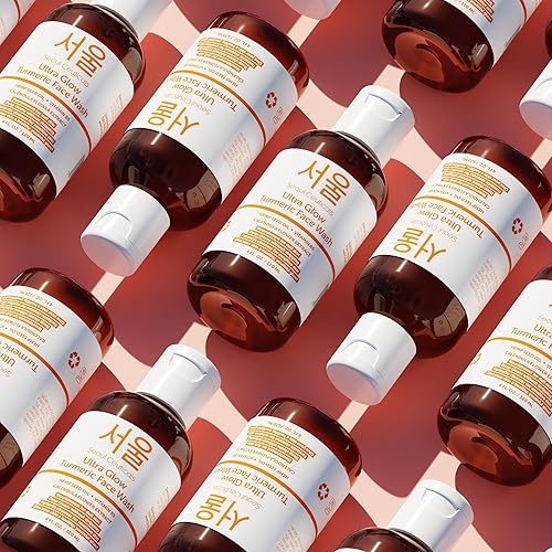 Miniatura 8 de SeoulCeuticals Limpiador facial de cúrcuma coreana, vegano, sin crueldad, limpiador facial coreano para el cuidado de la piel - K Beauty Cuidado de